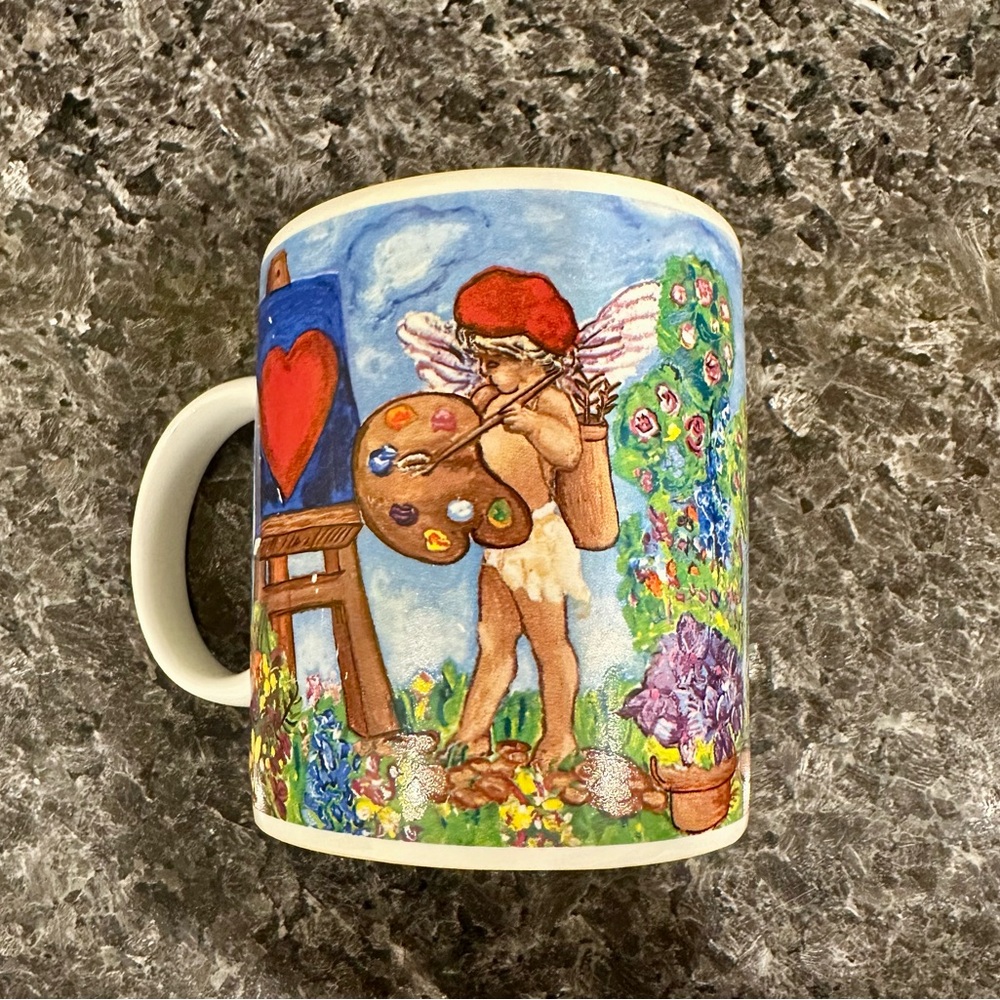 Starbucks Cupid Artist Vintage Mug